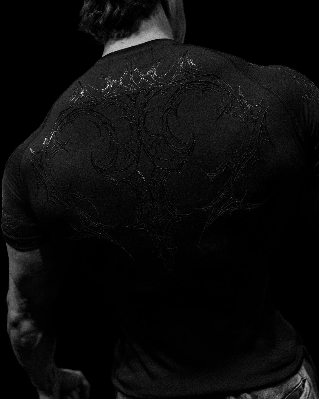 Void Tech™ Venom Texture shortsleeve Compression [DARKNESS]