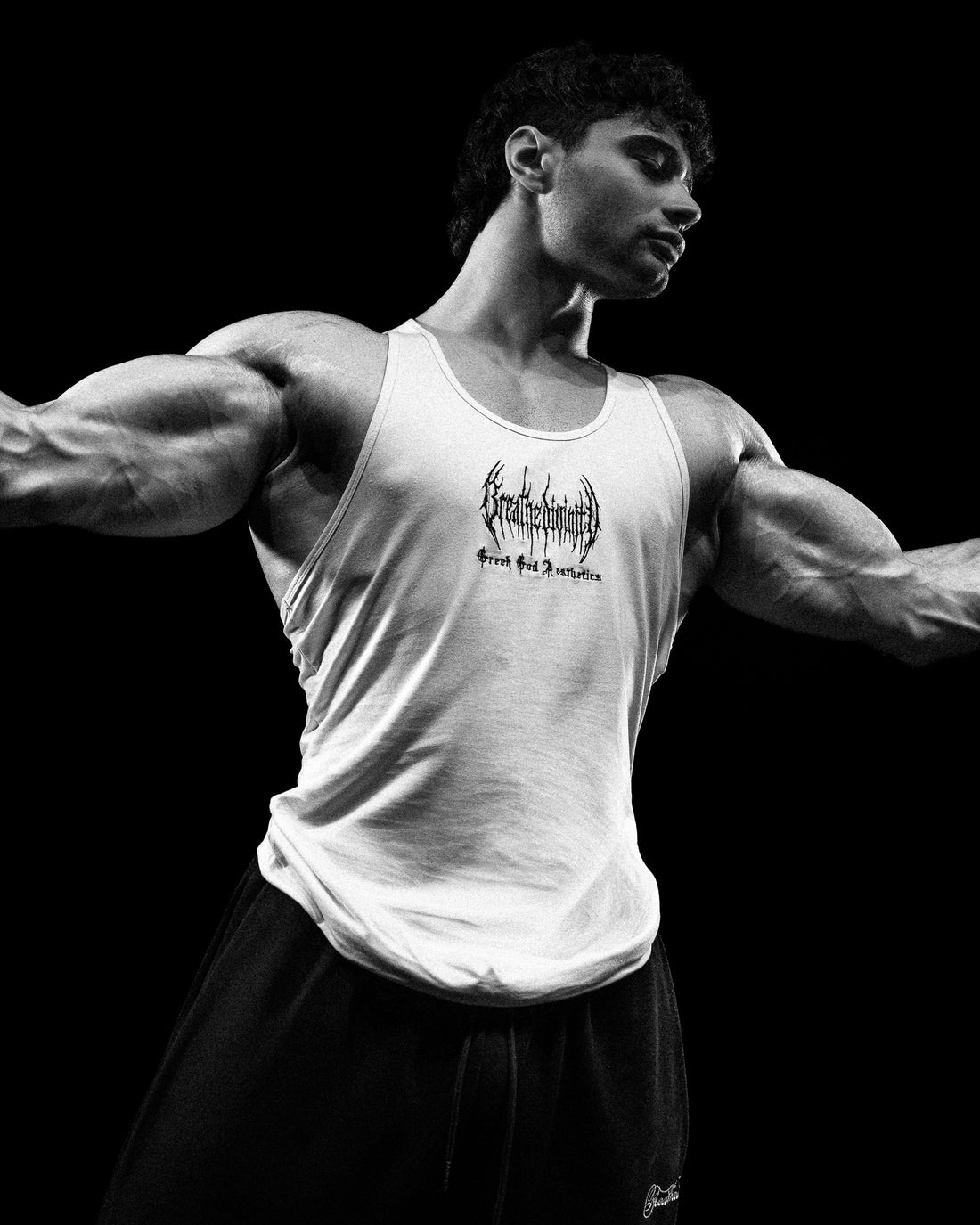Greek God Aesthetics Bodybuilding Stringer [DIVINE WHITE]