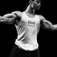 Greek God Aesthetics Bodybuilding Stringer [DIVINE WHITE]