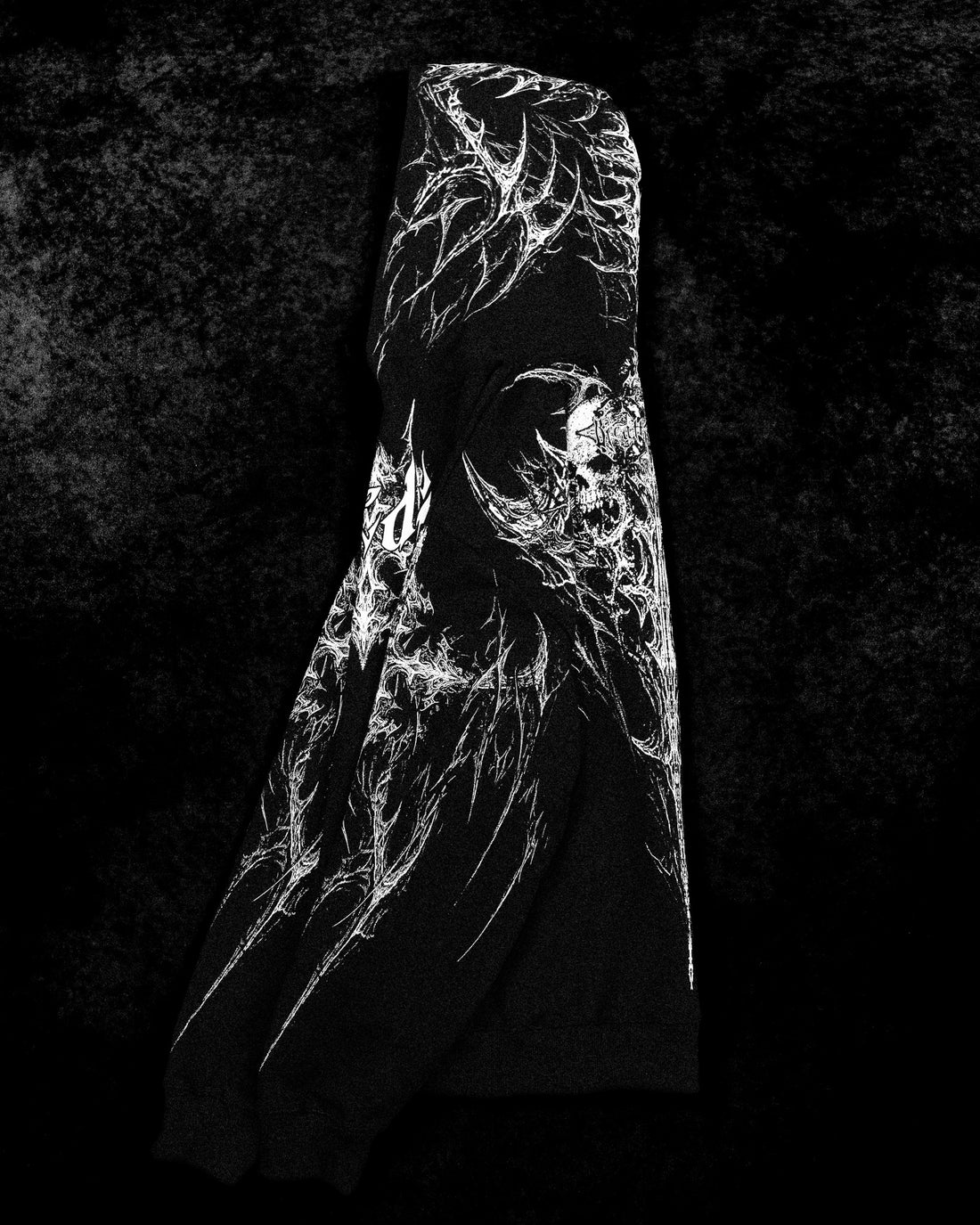 Prototype X Oversized pullover hoodie [VOID BLACK]