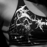 Void Tech™ Death Veil Sports Bra [VOID BLACK]