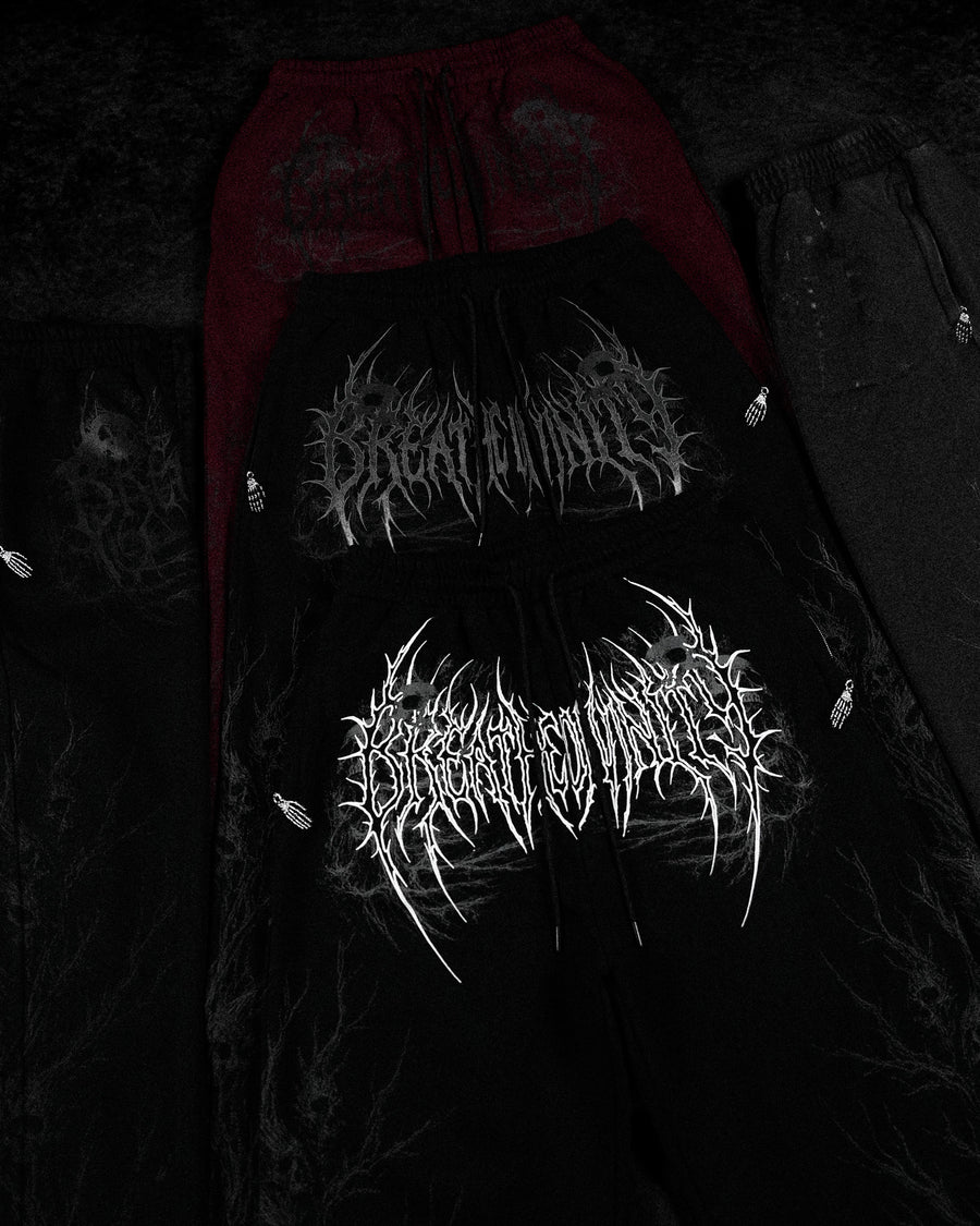Dark Forest Uncuffed Luxury sweatpants [CRIMSON RED]