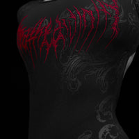 Womens Void Tech™ Boneveil Open Back Bodysuit [NIGHTMARE]