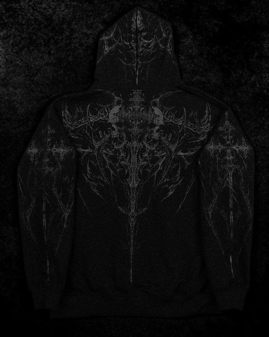 Prototype X Oversized pullover hoodie [DARKNESS]