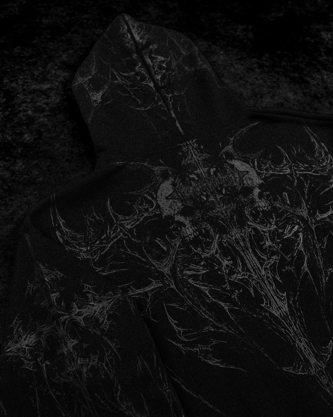 Prototype X Oversized pullover hoodie [DARKNESS]