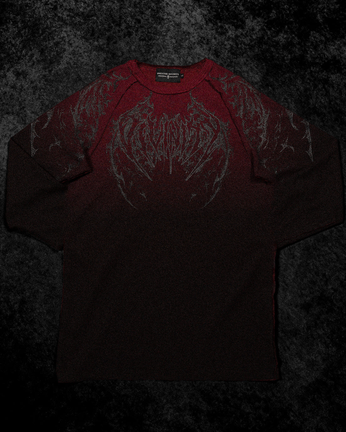 Obsidian Thermal longsleeve T-shirt [CRIMSON]