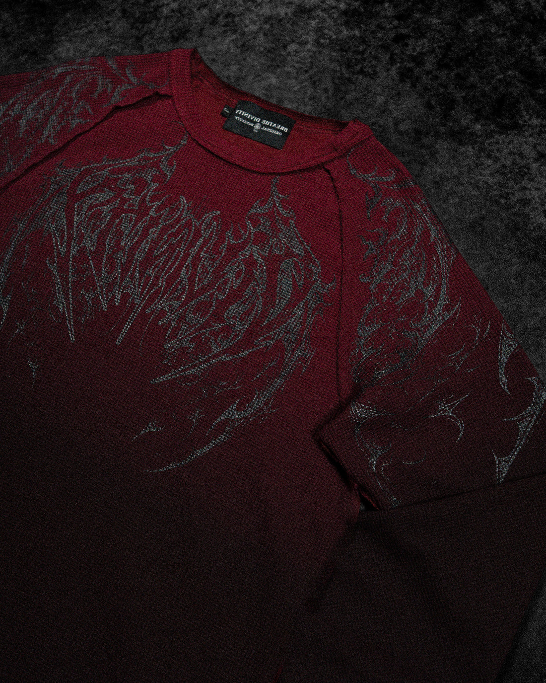 Obsidian Thermal longsleeve T-shirt [CRIMSON]