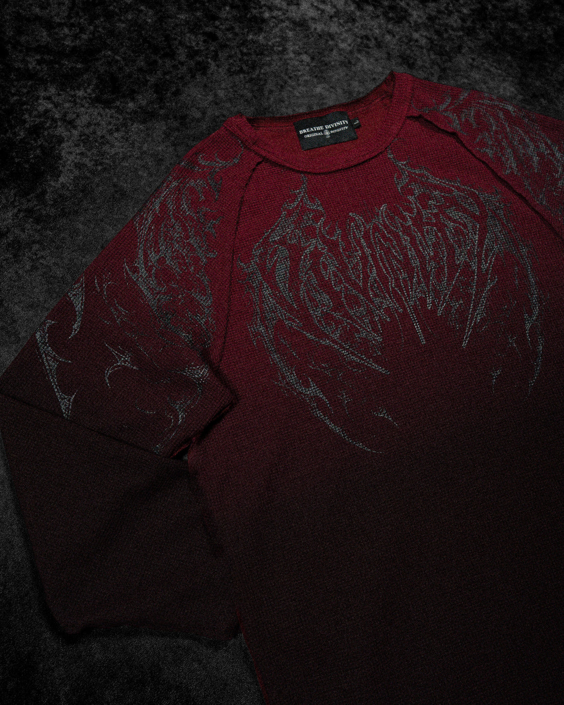Obsidian Thermal longsleeve T-shirt [CRIMSON]