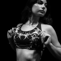 Void Tech™ Death Veil Sports Bra [VOID BLACK]