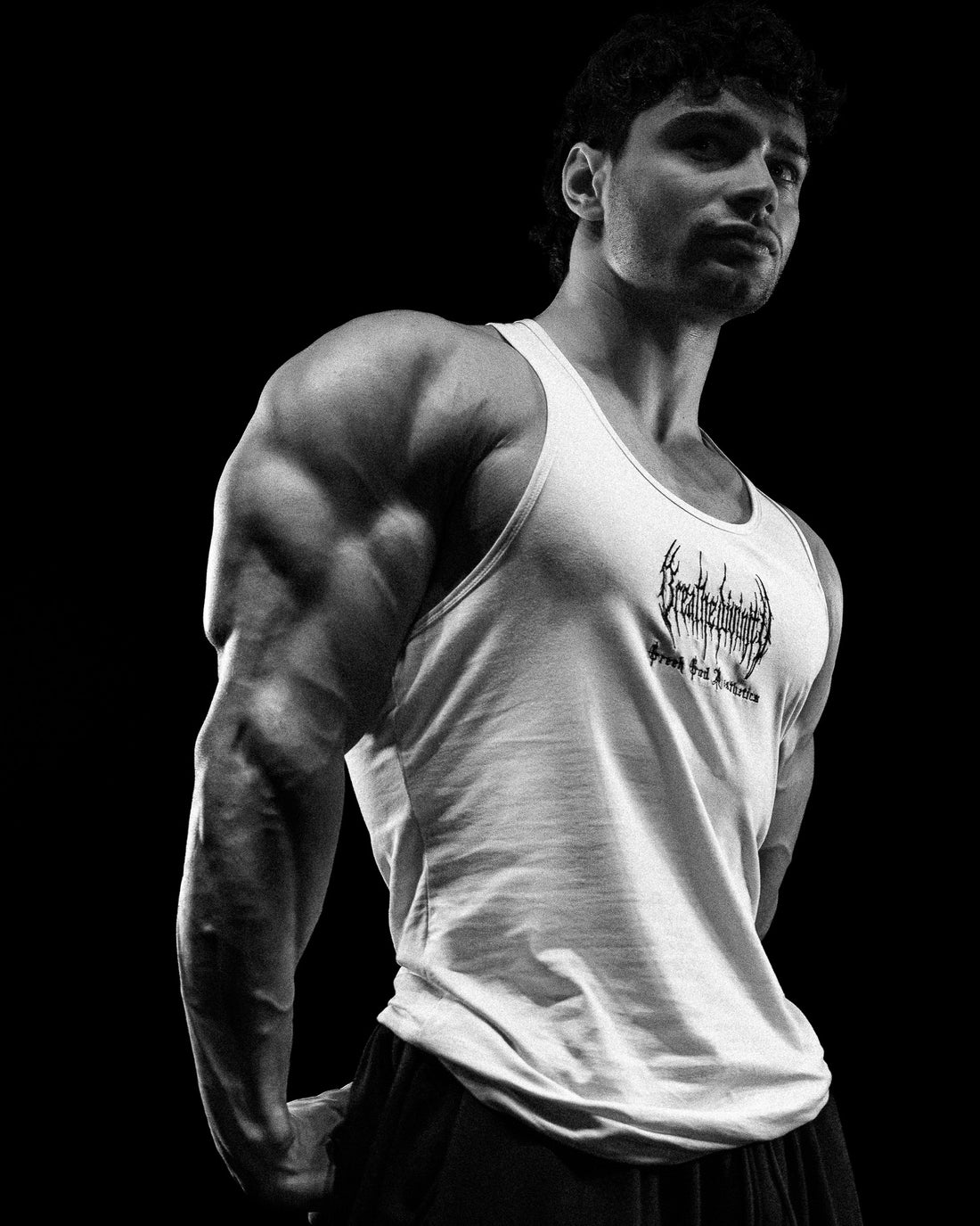 Greek God Aesthetics Bodybuilding Stringer [DIVINE WHITE]