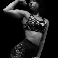 Void Tech™ Death Veil Sports Bra [VOID BLACK]