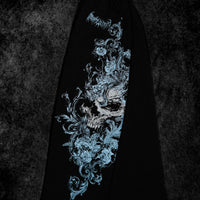 Women's Death Rose Banana Shaped Uncuffed Sweatpants [FROST]