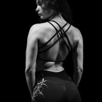 Void Tech™ Death Veil Sports Bra [VOID BLACK]