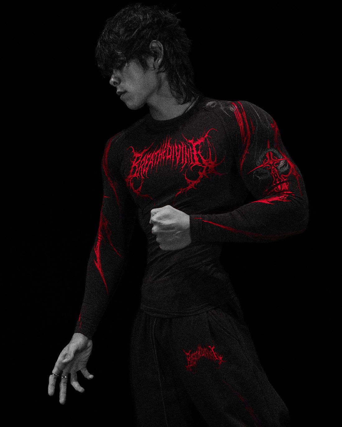 Void Tech™  Fallen Knight longsleeve Compression [RAGE]