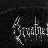 Essential Embroidery Cuff Beanie [VOID BLACK]