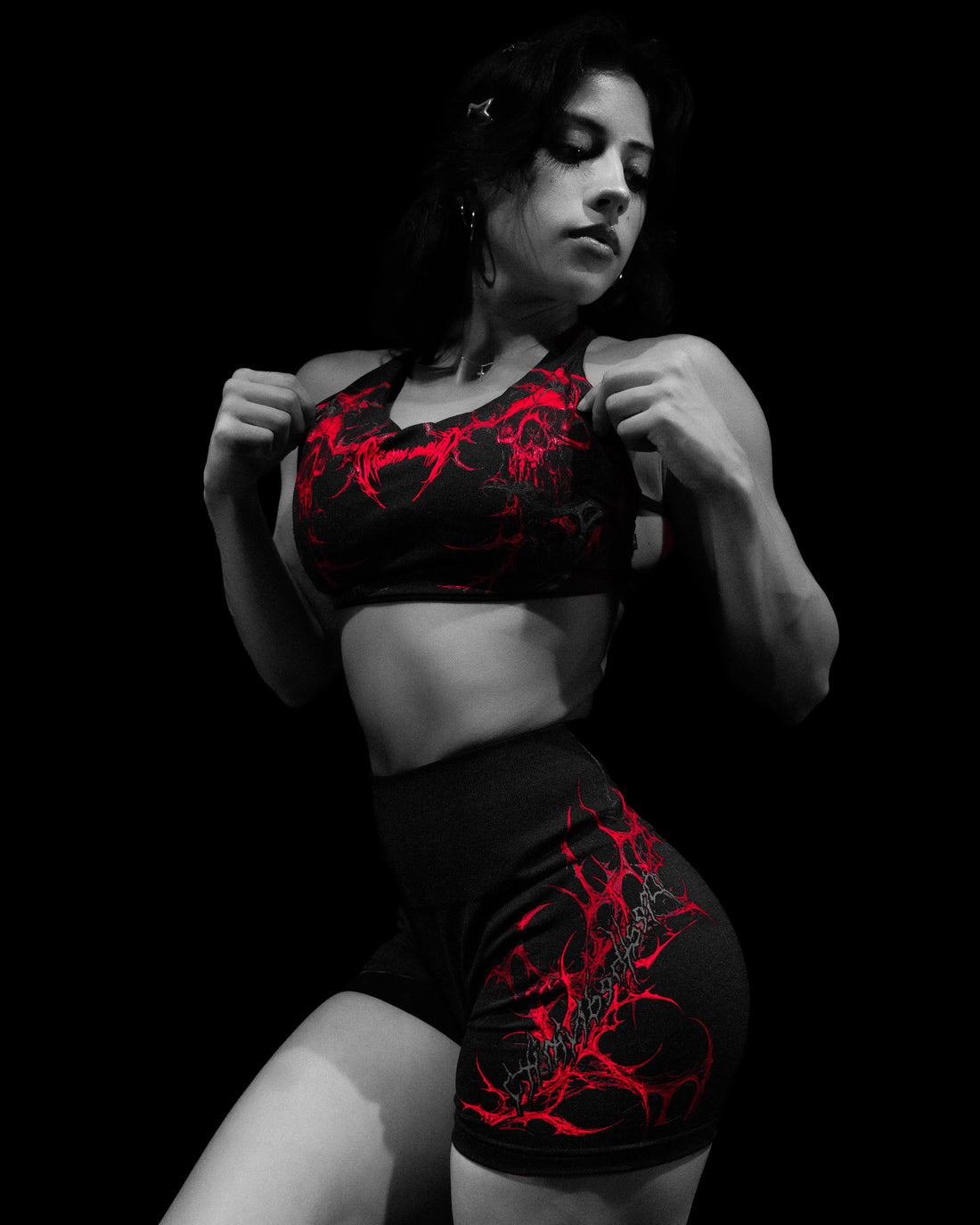 Void Tech™ Death Veil Sports Bra [NIGHTMARE]