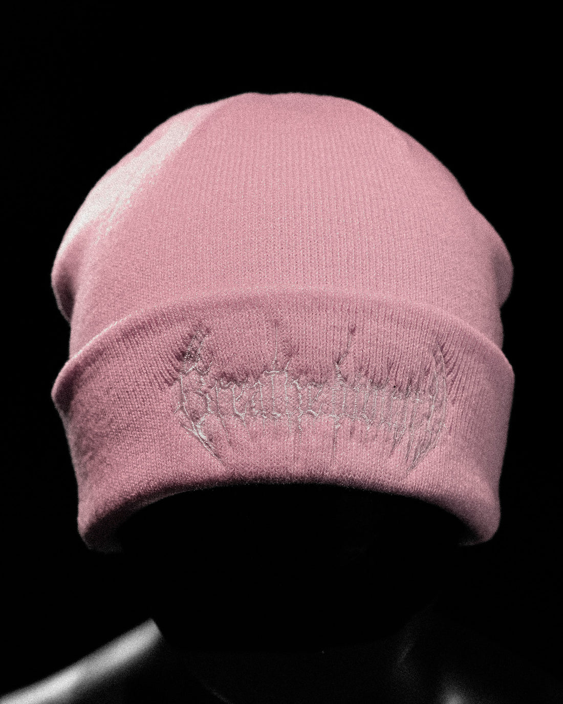 Essential Embroidery Cuff Beanie [HEAVENLY PINK]