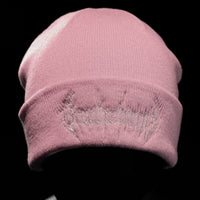 Essential Embroidery Cuff Beanie [HEAVENLY PINK]