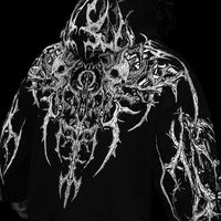 Nightreign Oversized pullover hoodie [VOID BLACK]