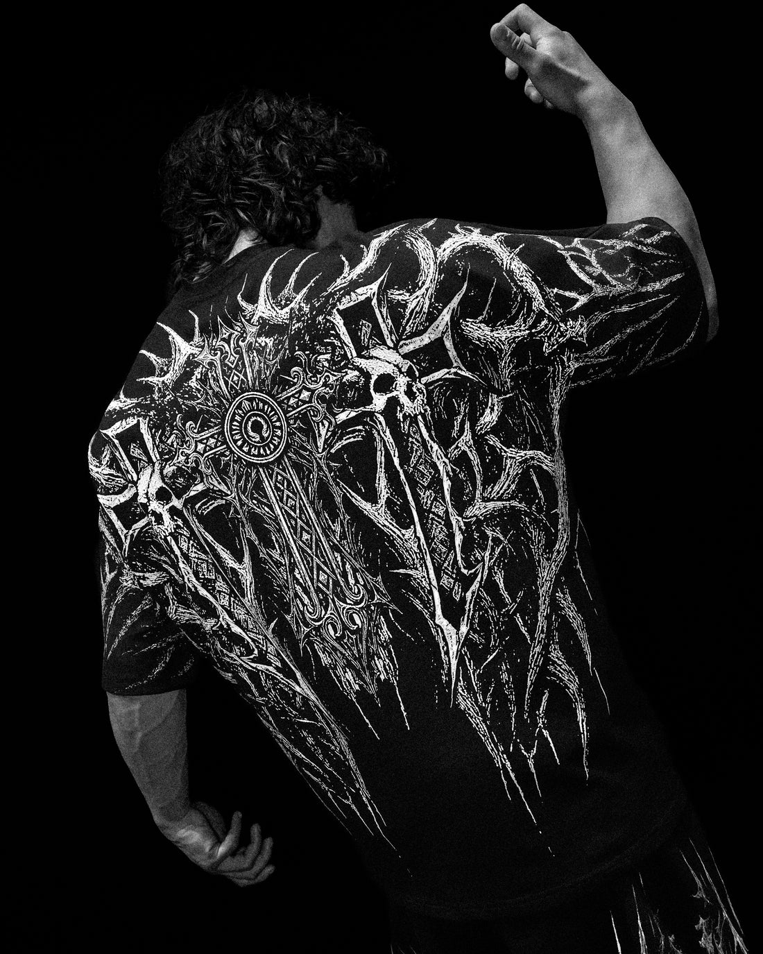 Heaven's Gate Oversized T-shirt [VOID BLACK]