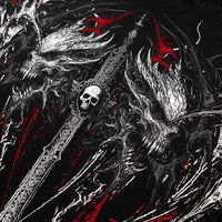 Hollow Souls Oversized T-shirt [HEAVENLY RED]