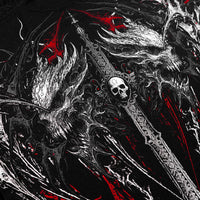 Hollow Souls Oversized T-shirt [HEAVENLY RED]