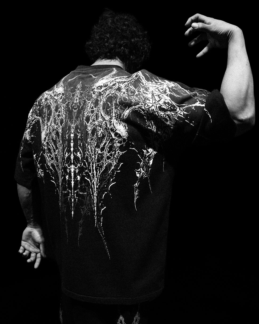 Necromancer Oversized T-shirt [SMOKE]