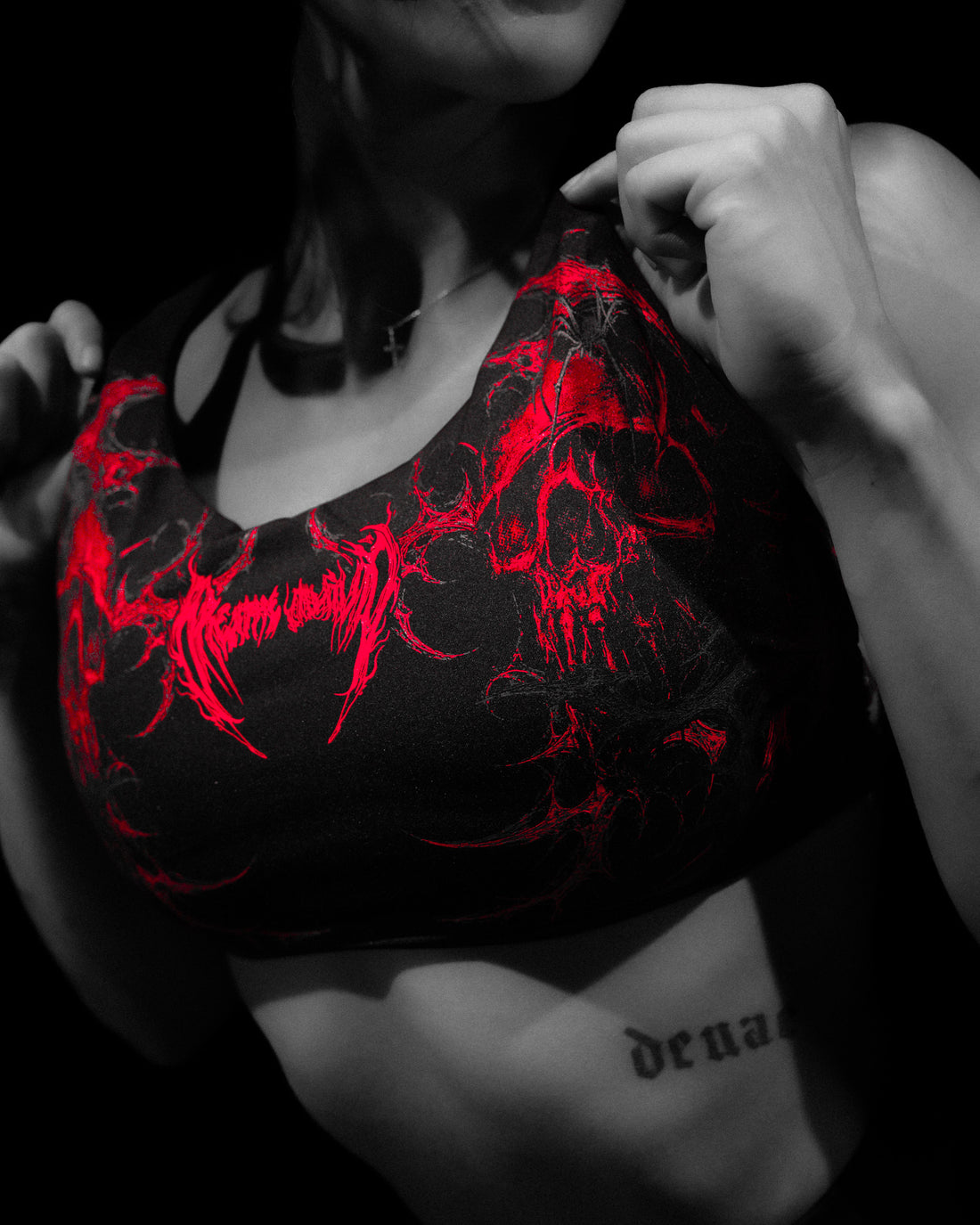 Void Tech™ Death Veil Sports Bra [NIGHTMARE]