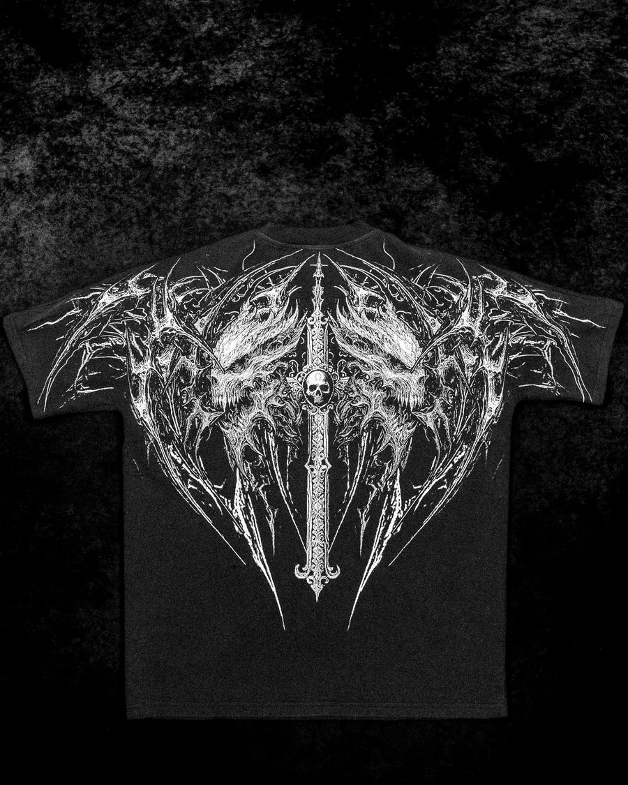Hollow Souls Oversized T-shirt [SMOKE]