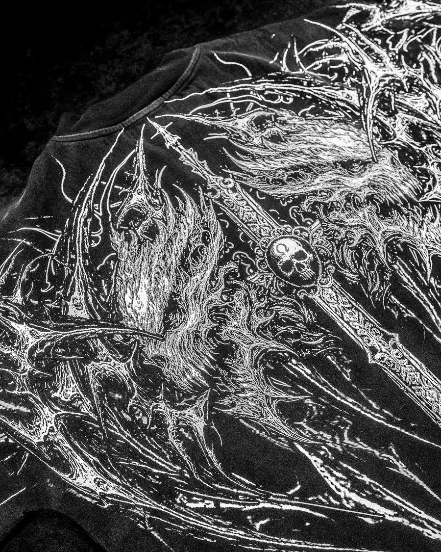 Hollow Souls Oversized T-shirt [SMOKE]