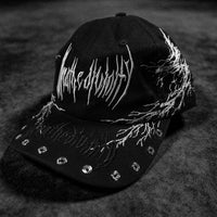 Tarnished Metallic Logo Cap [VOID BLACK]
