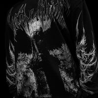 Death Portrait Oversized Longsleeve T-shirt [VOID BLACK]