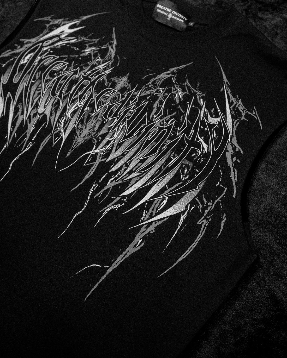 Dark Matter Oversized Cutoff Tee [VOID BLACK]