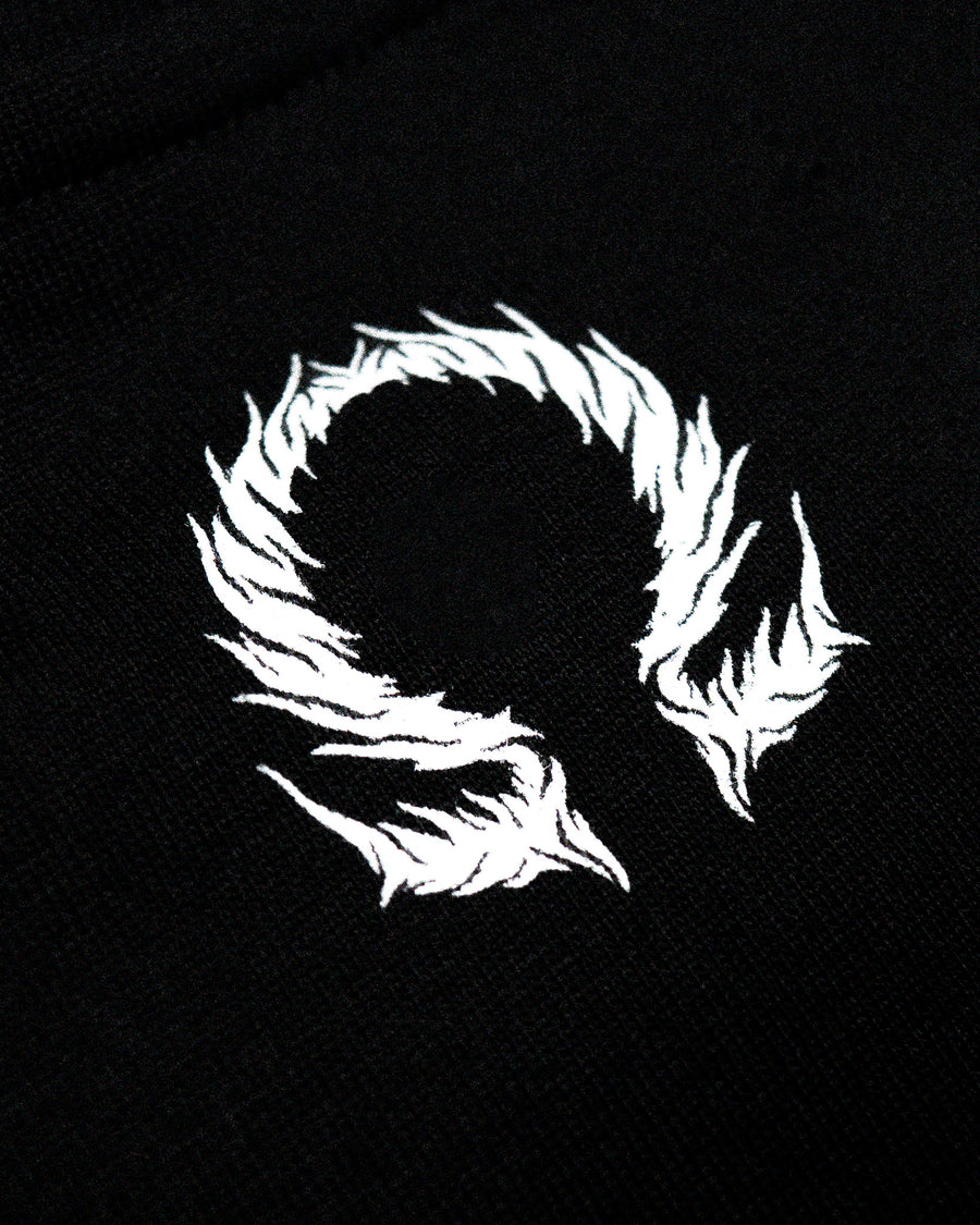 Dark Matter Oversized Cutoff Tee [VOID BLACK]