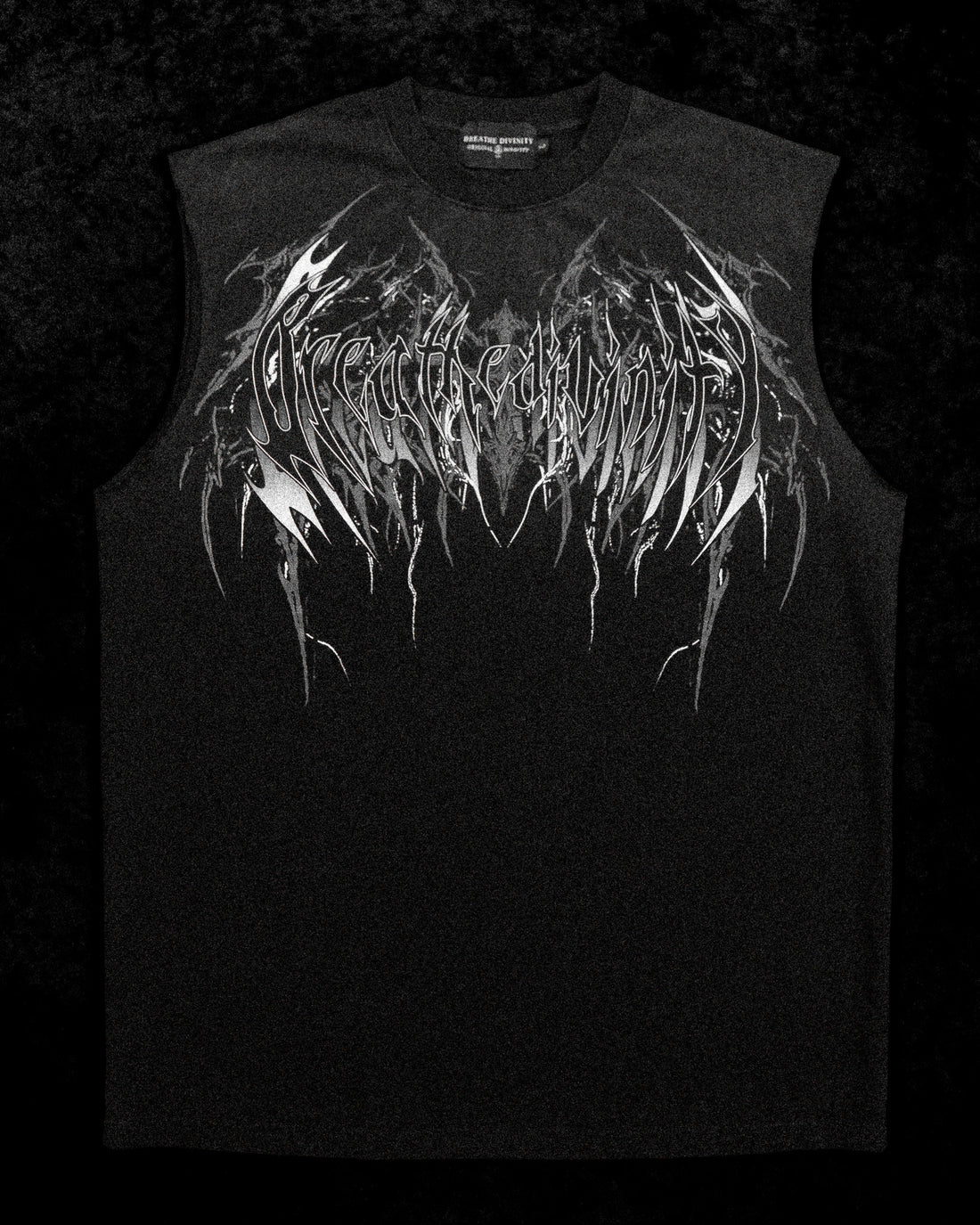 Dark Matter Oversized Cutoff Tee [SMOKE]