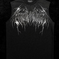 Dark Matter Oversized Cutoff Tee [SMOKE]