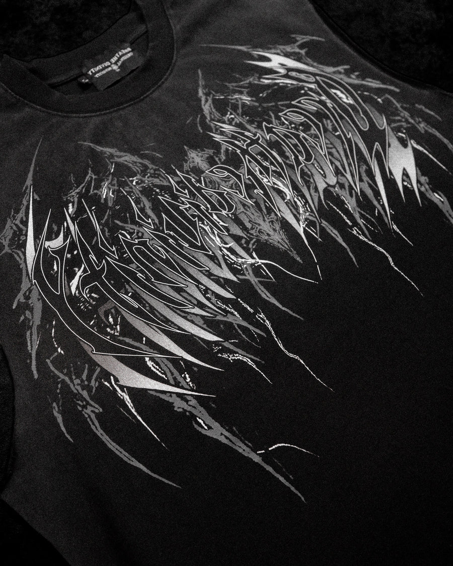 Dark Matter Oversized Cutoff Tee [SMOKE]
