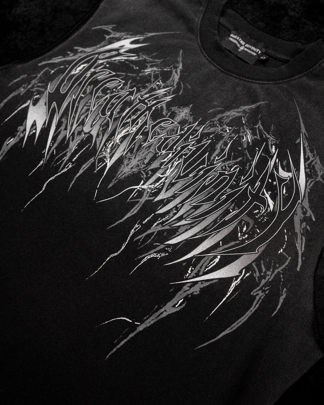 Dark Matter Oversized Cutoff Tee [SMOKE]