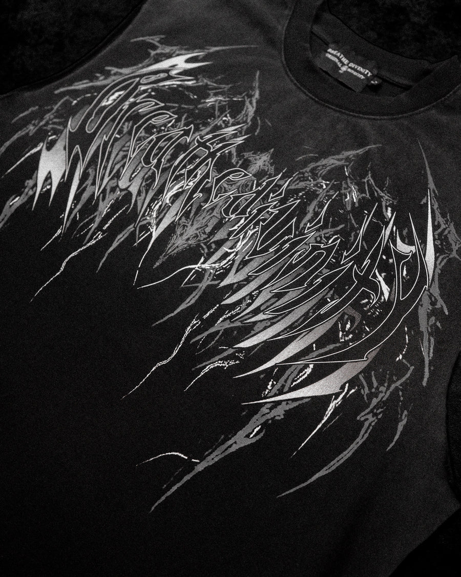 Dark Matter Oversized Cutoff Tee [SMOKE]