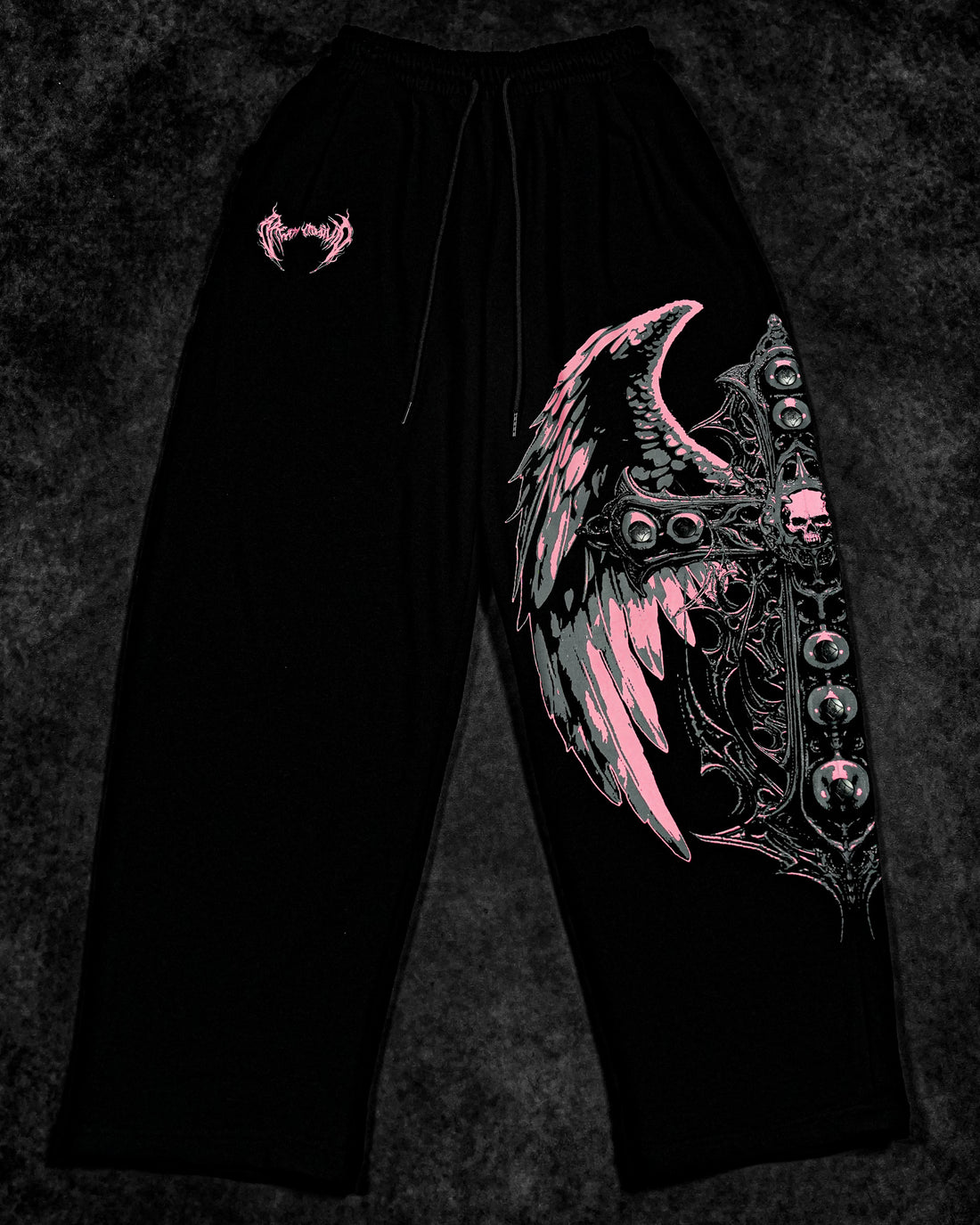 Women's Seraphim banana shaped Uncuffed Sweatpants [BLOSSOM PINK]