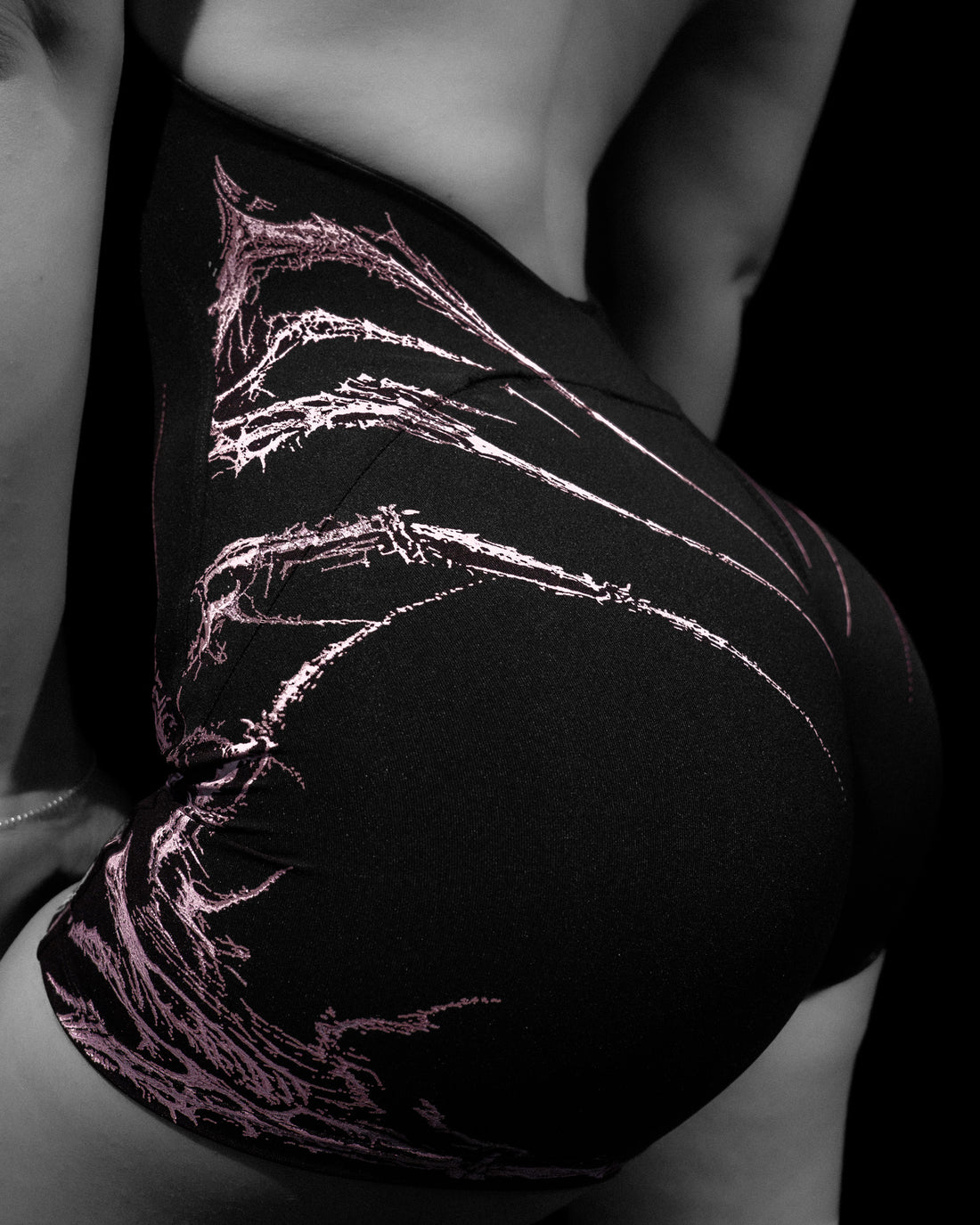 Void Tech™ Eternal Decay Open Back Bodysuit [BLOSSOM PINK]