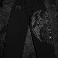 Women's Seraphim banana shaped Uncuffed Sweatpants [DARKNESS]