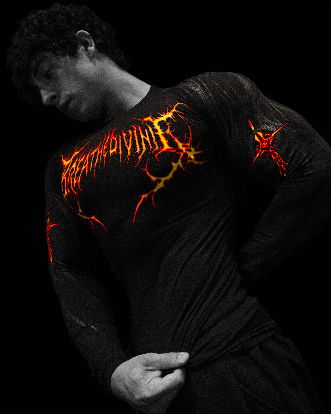 Void Tech™  Fallen Knight longsleeve Compression [INFERNO]