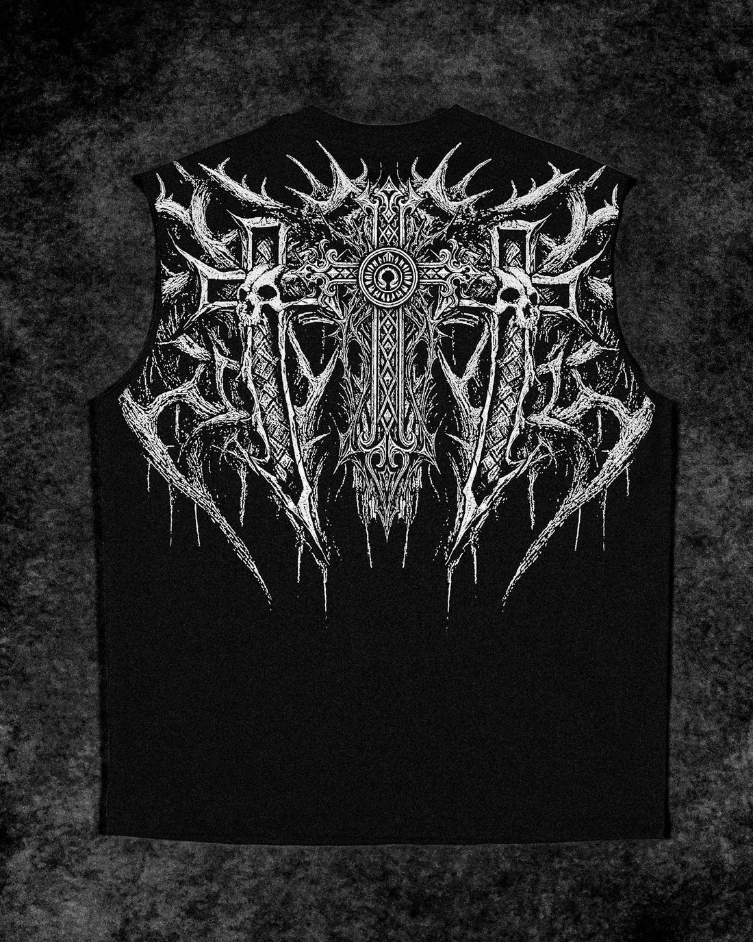 Heaven's Gate Cut-off Tee  [VOID BLACK]