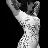 Women's Void Tech™ Spider Corpse Bodysuit [DIVINE WHITE]