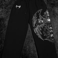 Women's Seraphim banana shaped Uncuffed Sweatpants [VOID BLACK]