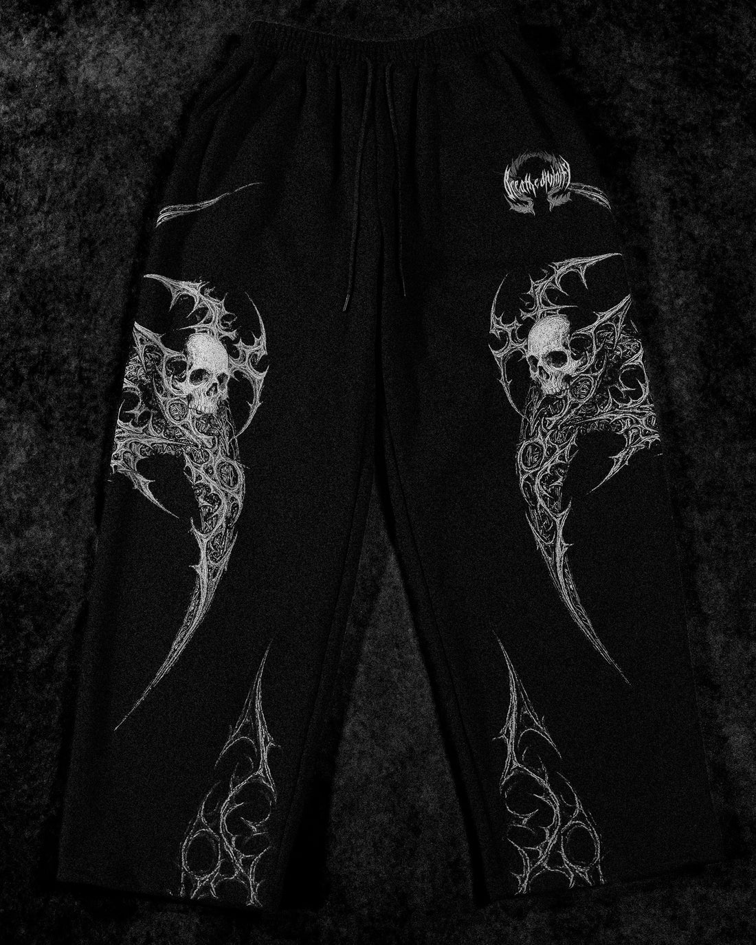 Death Scythe Uncuffed Luxury Sweatpants [VOID BLACK]