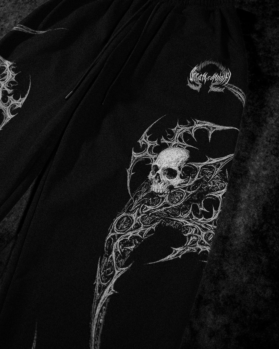 Death Scythe Uncuffed Luxury Sweatpants [VOID BLACK]