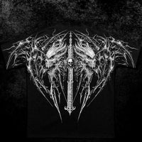 Hollow Souls Oversized T-shirt [VOID BLACK]