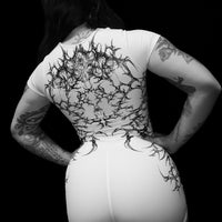 Women's Void Tech™ Spider Corpse Bodysuit [DIVINE WHITE]